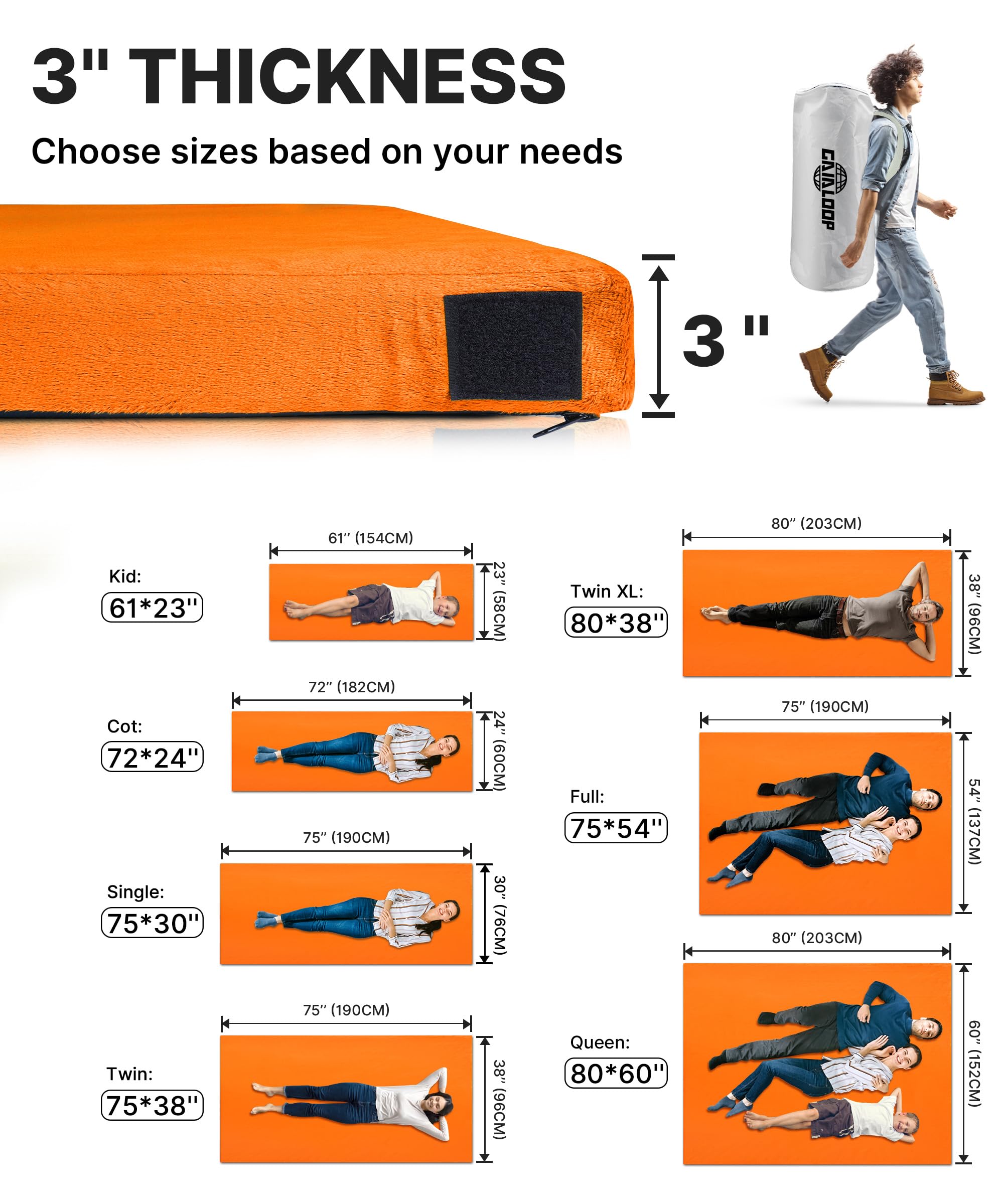 Gaialoop car camping setup fits SUV, van, or truck for convenient sleep.