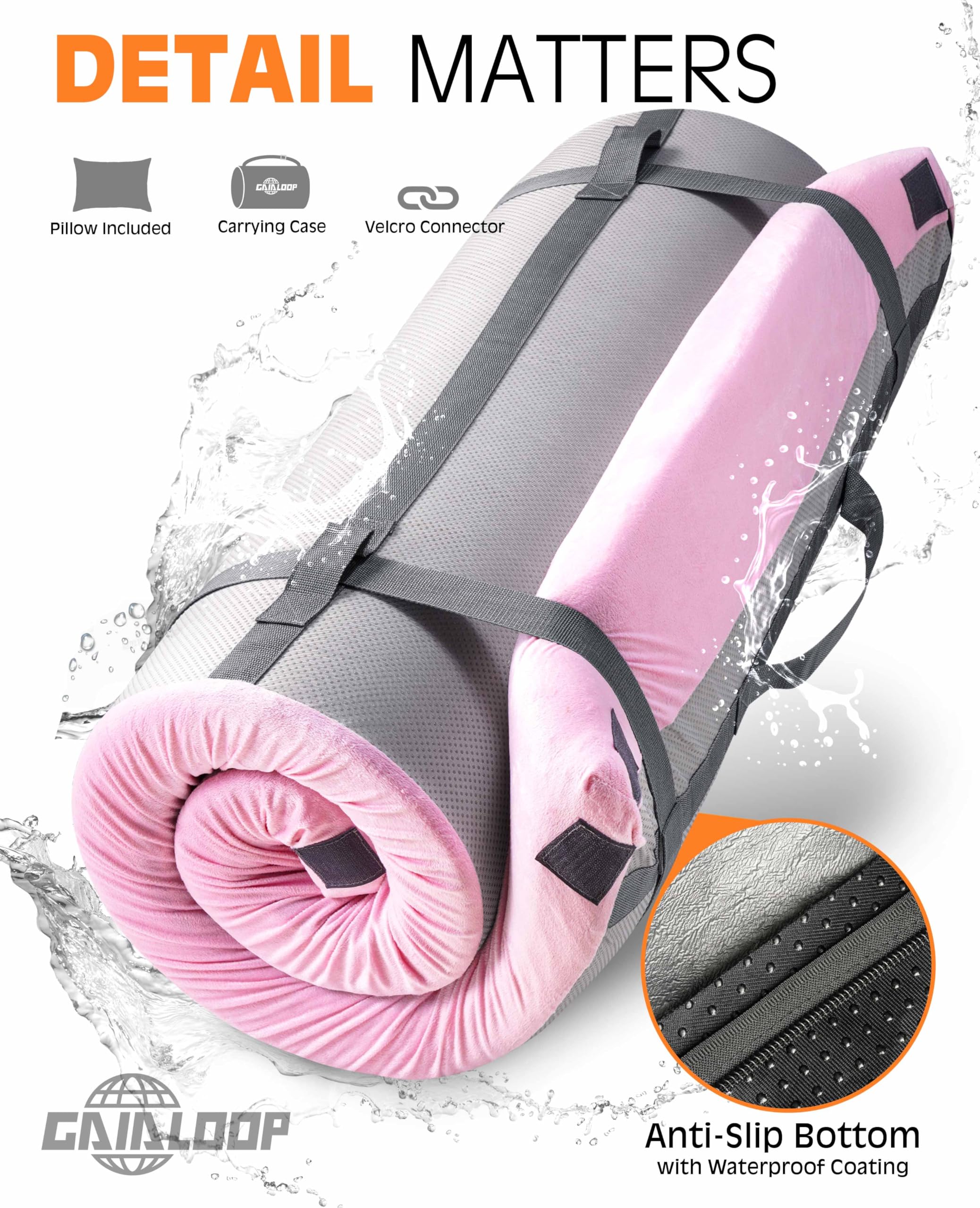 Gaialoop carrying case with straps makes roll-up storage convenient