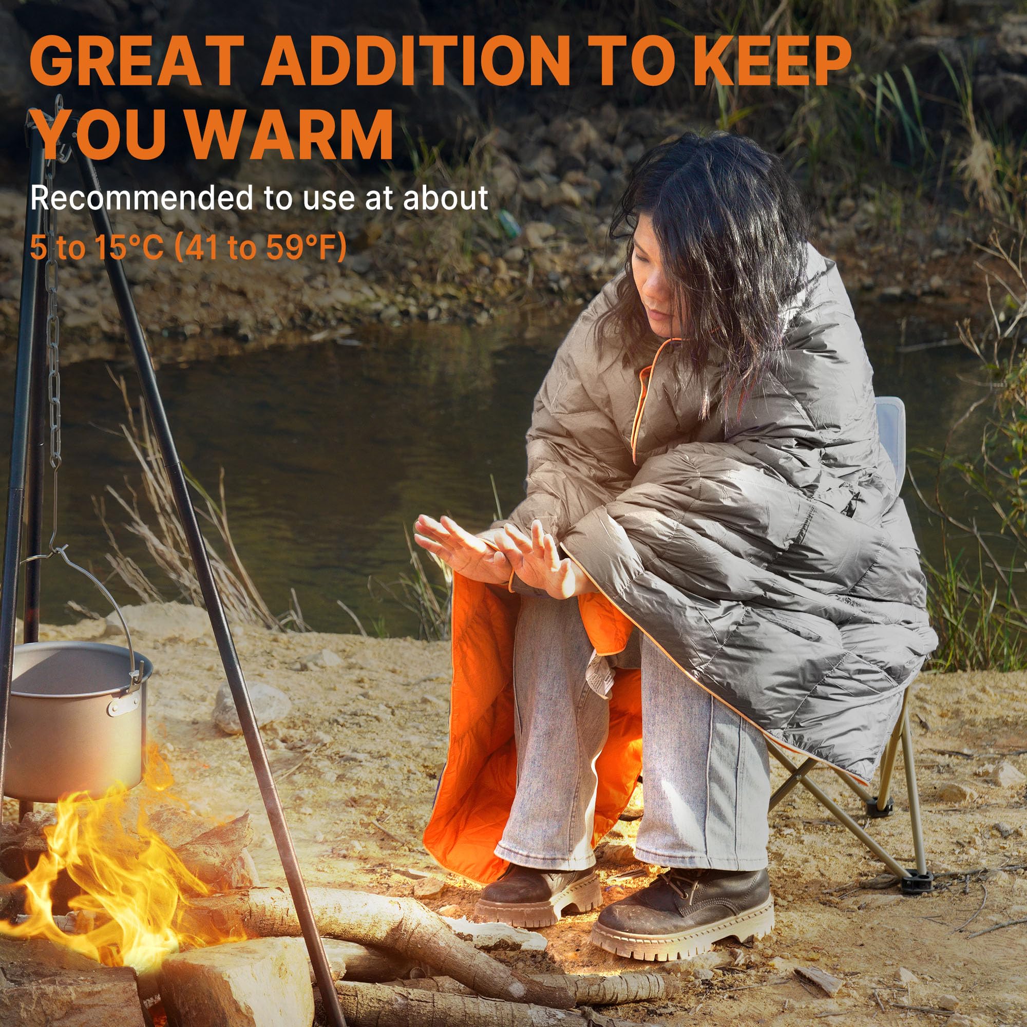 Gaialoop Down Puffy Blanket care instructions emphasize durability and longevity.