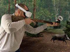 GAIM VR hunting scenarios immerse you in deer and big-game environments for realistic practice.