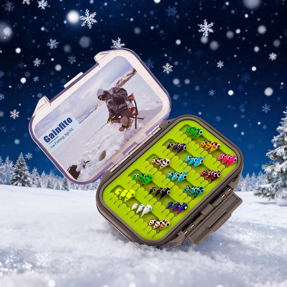 Gainfite ice fishing kit gift-pack presentation for anglers