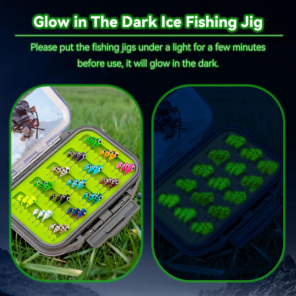 Gainfite waterproof two-sided tackle box protecting lures