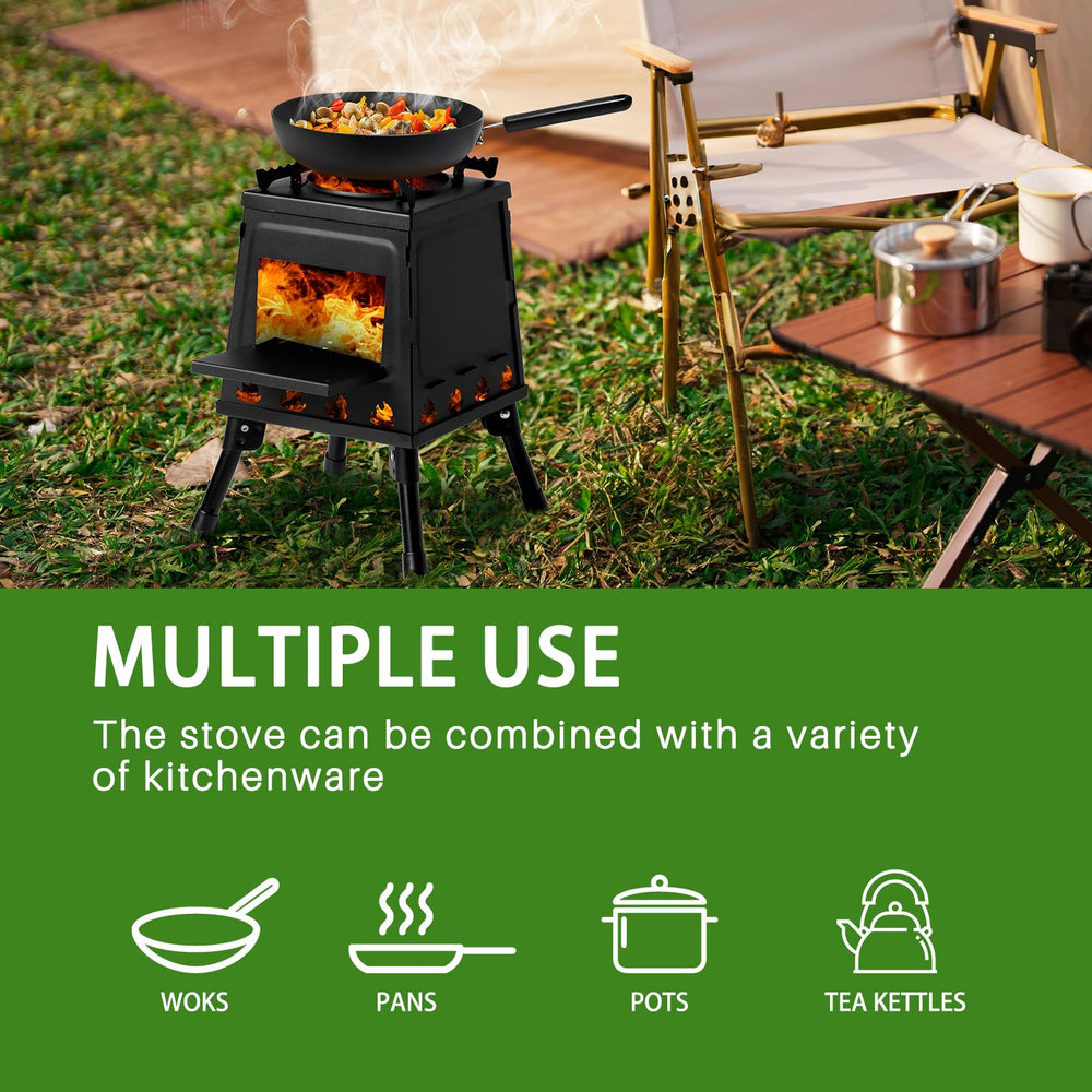 Gainvieyee foldable legs provide stable setup on uneven ground