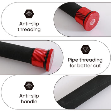 Knot tying demonstration with line wrapped around pullers
