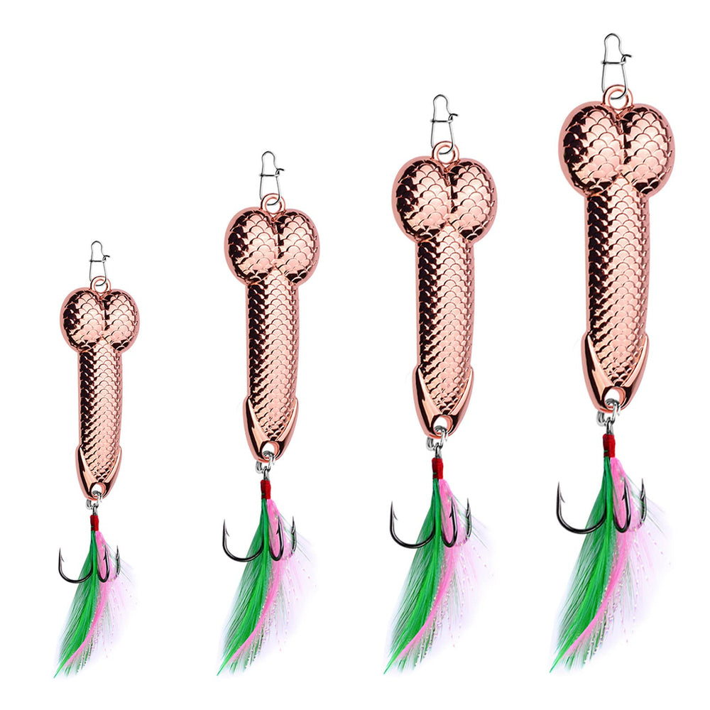 GaiRen luminous metal fishing lure with treble hooks