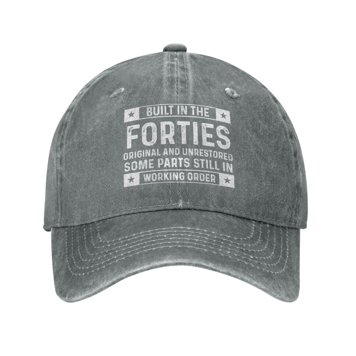 Galagro built-in forties hat front view, vintage-inspired daily wear