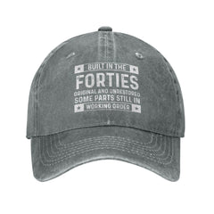 Galagro built-in forties hat front view, vintage-inspired daily wear