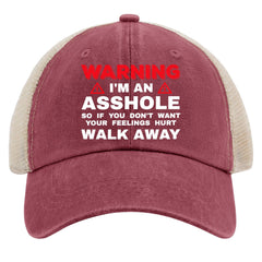 galagro Walk Away Hat adjustable snapback, easy fit for everyone