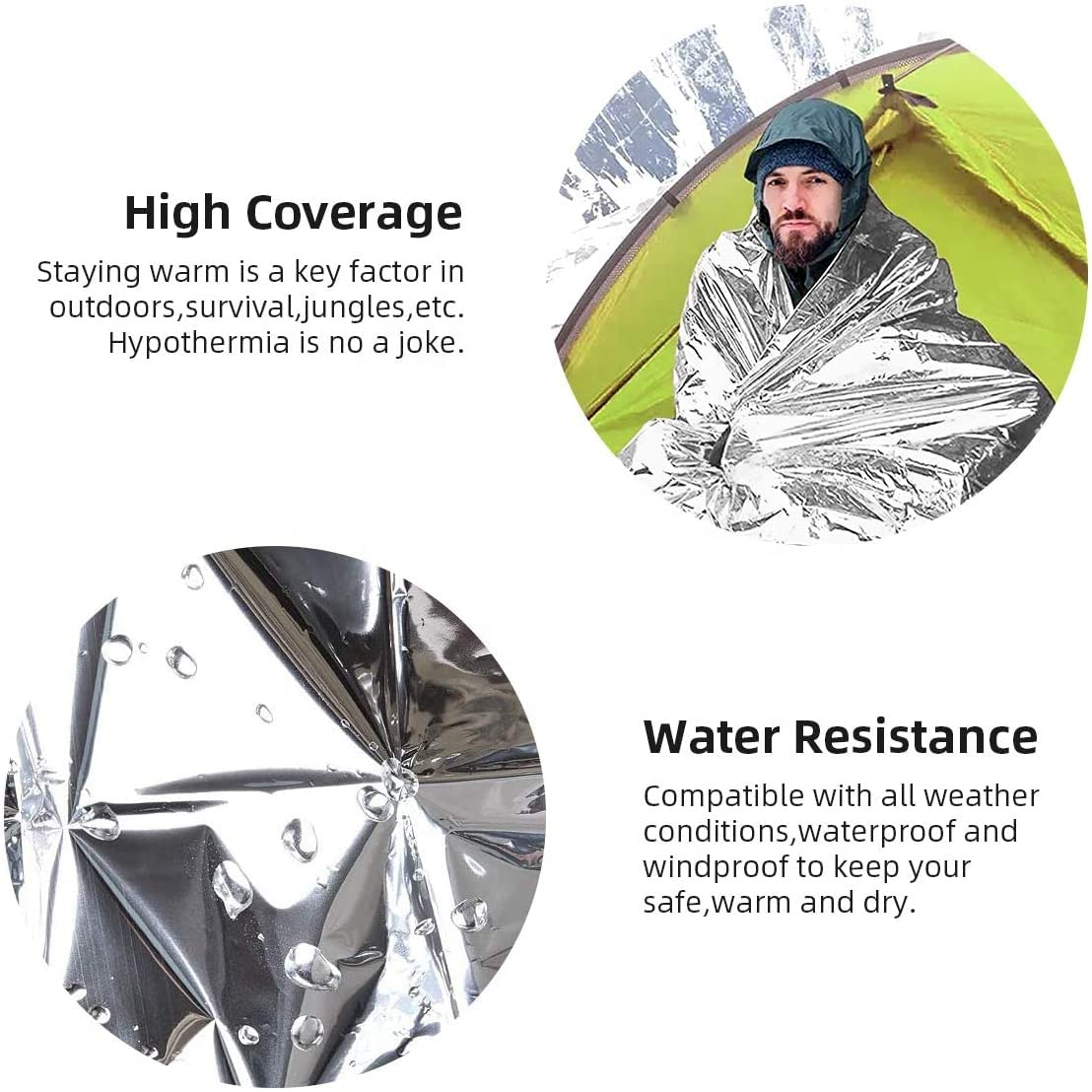 GALAXYLENSE blanket used as sleeping bag liner for extra warmth