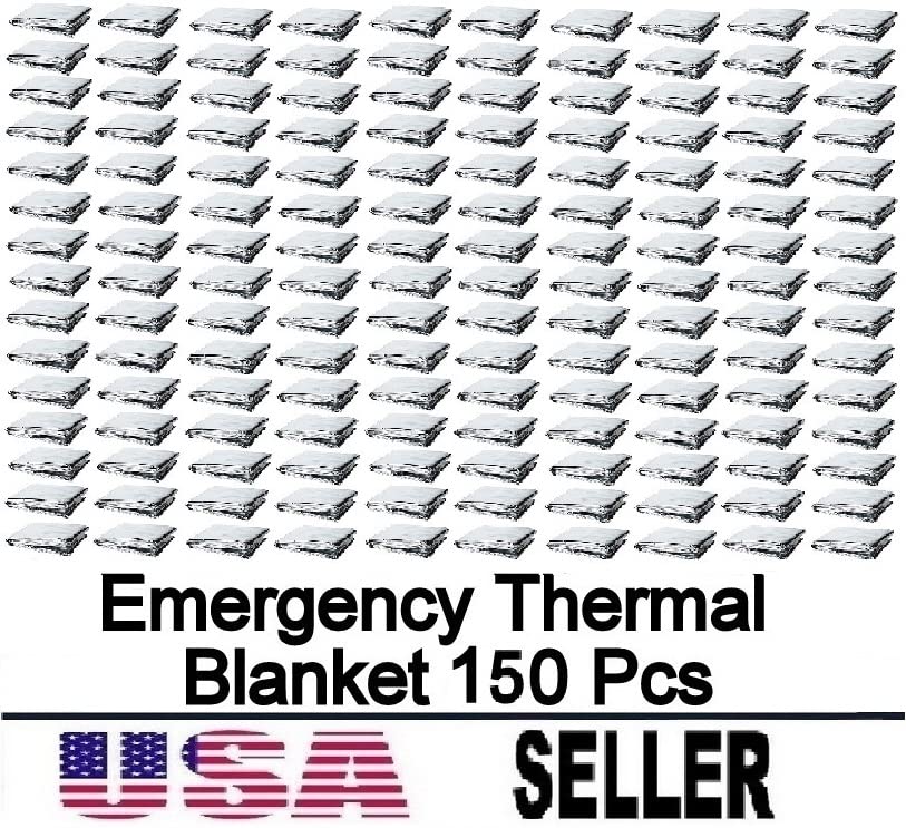 GALAXYLENSE emergency Mylar blanket compact pack ready for backpacking