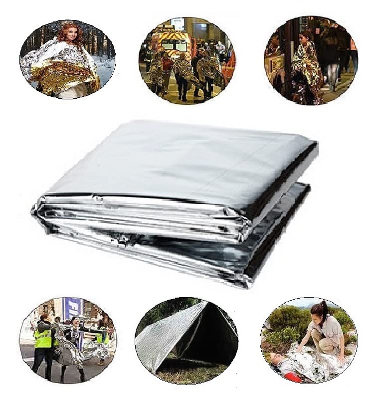 GALAXYLENSE survival thermal blanket in kit for outdoor emergencies