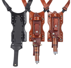 Galco SHUB shoulder holster for ambidextrous knife carry during outdoor tasks