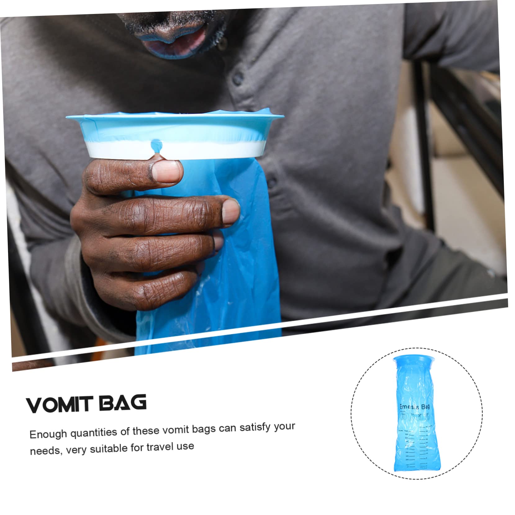 GALPADA travel kit vomit bags compact for flights and camping
