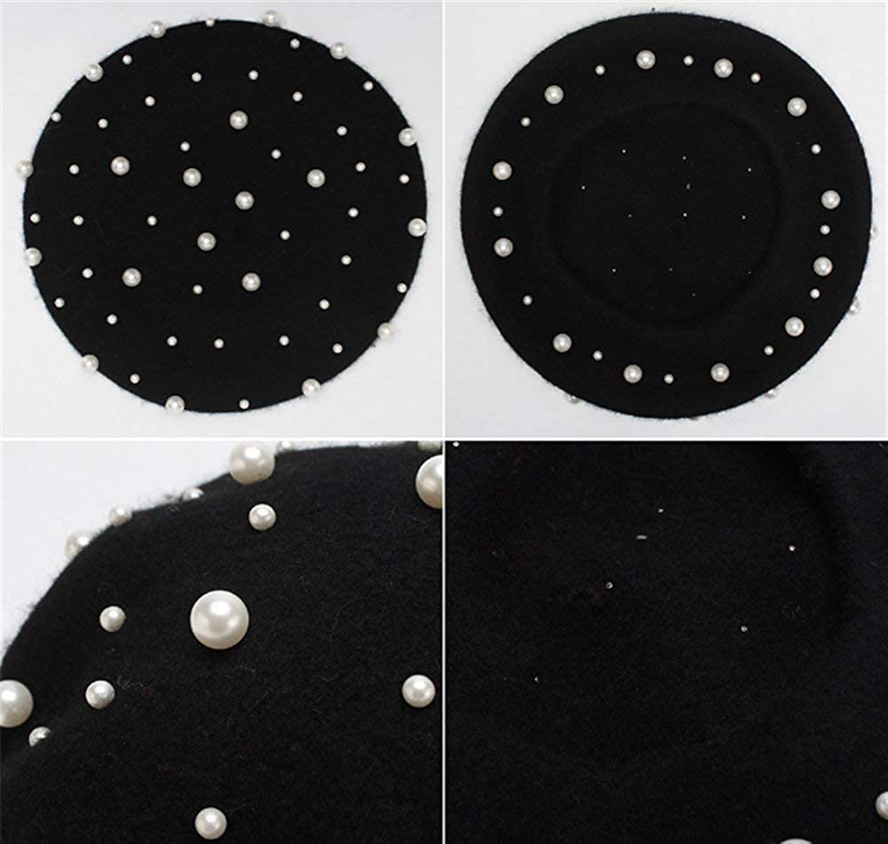 Galsawi handmade pearl beret close-up emphasizes craftsmanship and quality.