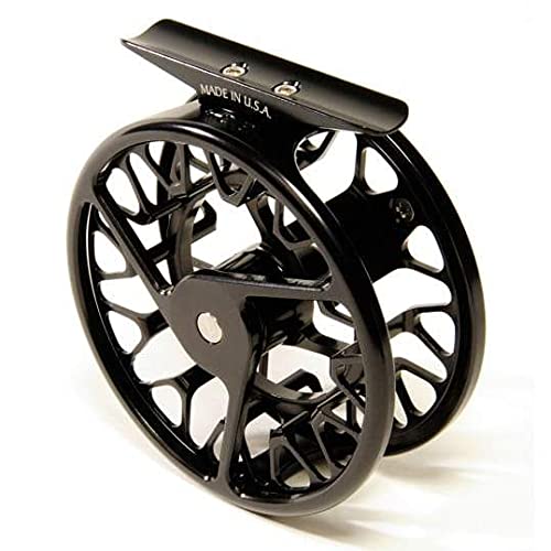 Galvan Brookie Fly Reel side view in black showing durable build.
