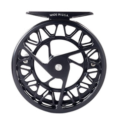 Galvan Brookie Fly Reel side view shows lightweight design for smooth casting control