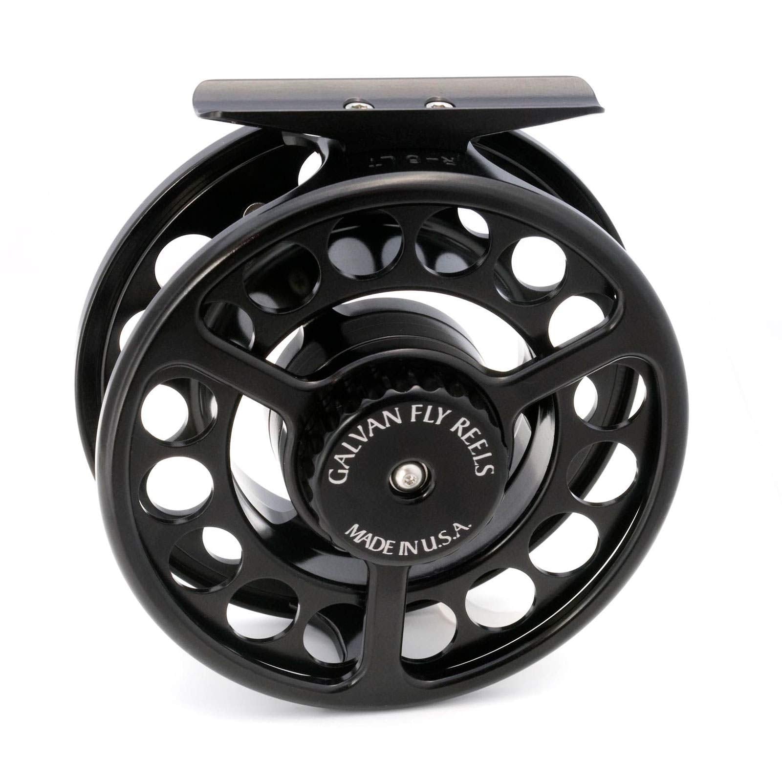Galvan Rush Light reel in black shows rugged durability for serious river fishing