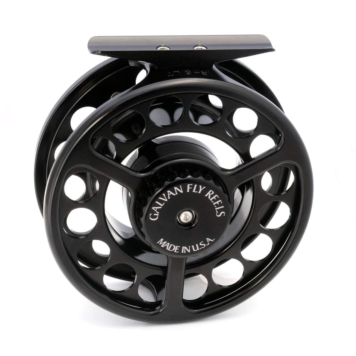 Galvan Rush Light reel in black shows rugged durability for serious river fishing