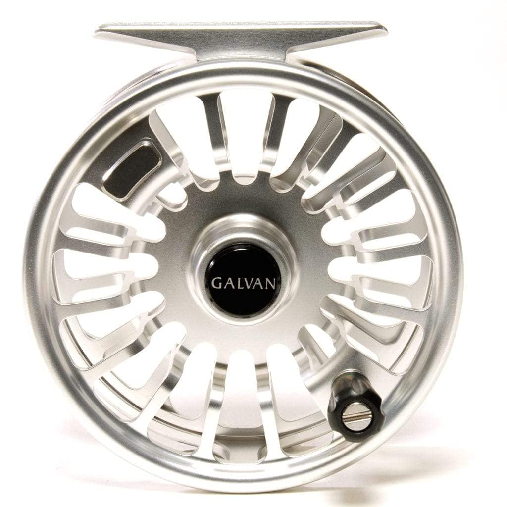 Galvan Torque 8 reel frame cutouts reduce weight while maintaining rigidity.