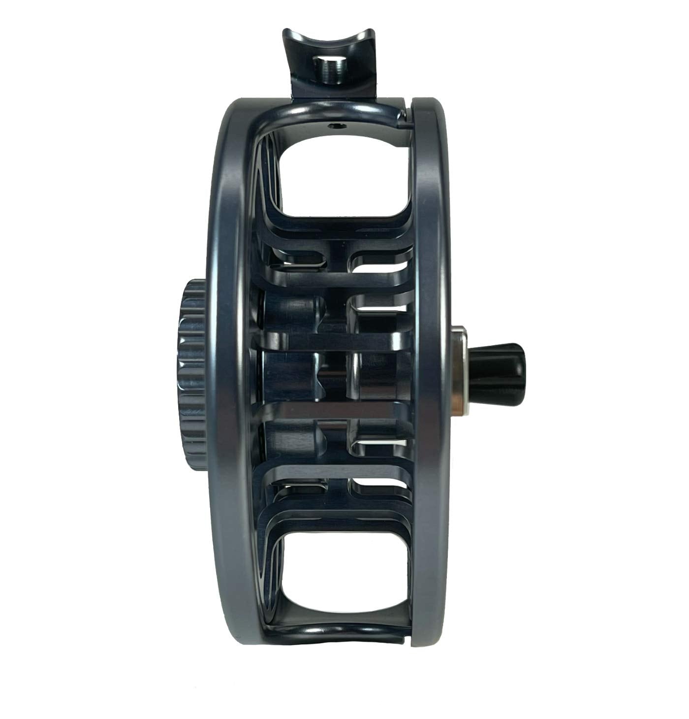 Galvan Torque Fly Reel 5 Gunmetal packing view ready for travel and storage.