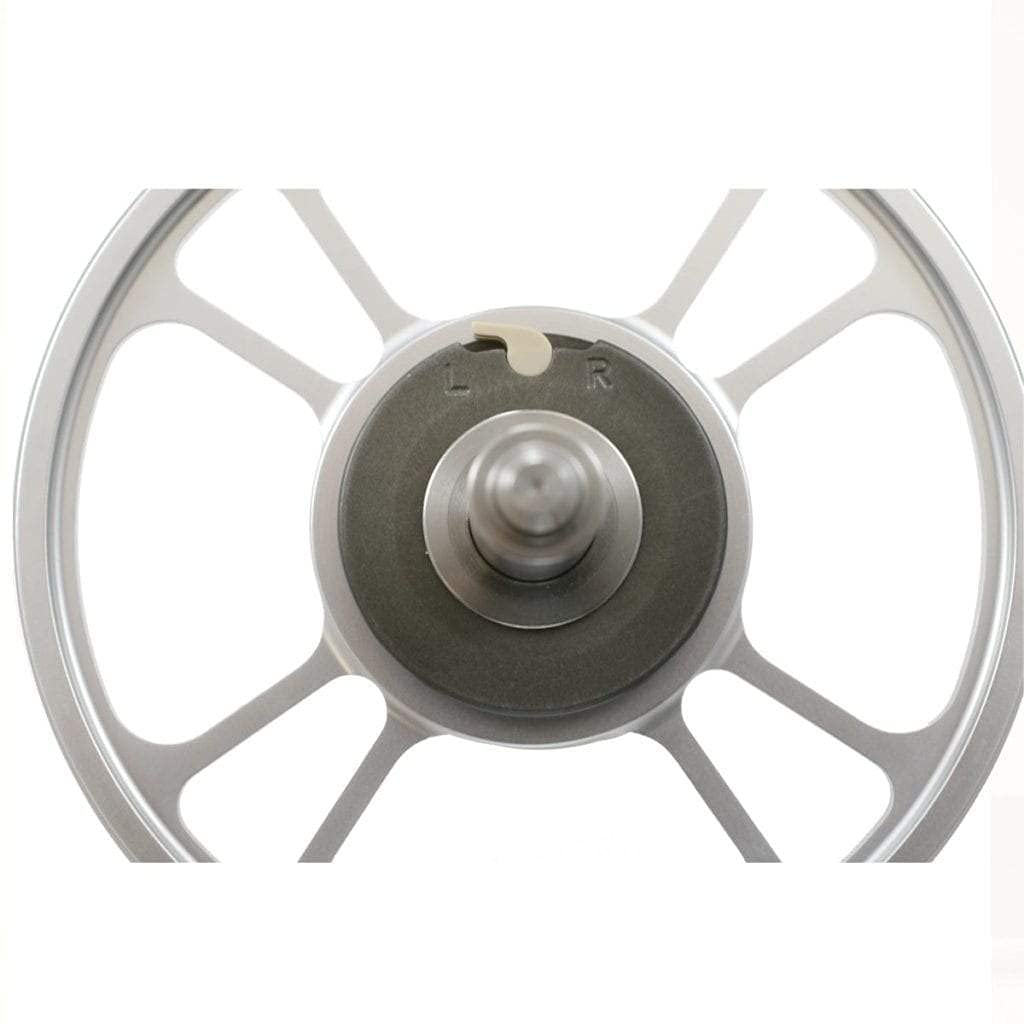 Galvan Torque Fly Reel Clear 5 side view and compatibility with modern rods