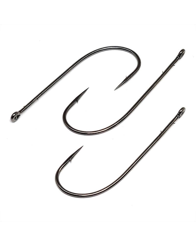 Gamakatsu 01414 hook close-up shows needle-honed point for fast penetration.