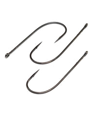 Gamakatsu 01414 hook close-up shows needle-honed point for fast penetration.