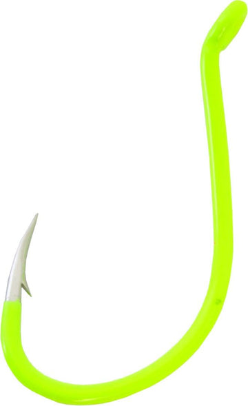 Gamakatsu 02606-C octopus hook in chartreuse color for versatile fishing setups