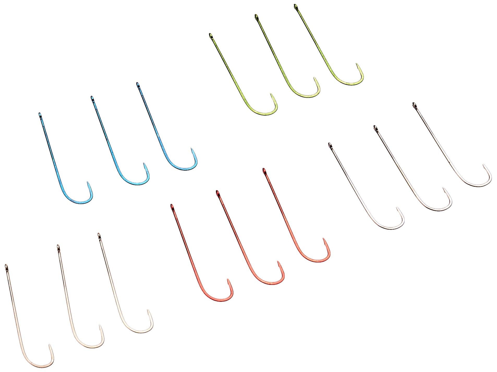 Gamakatsu 02606 crappie ass't 8 hooks in color assortment for panfish use
