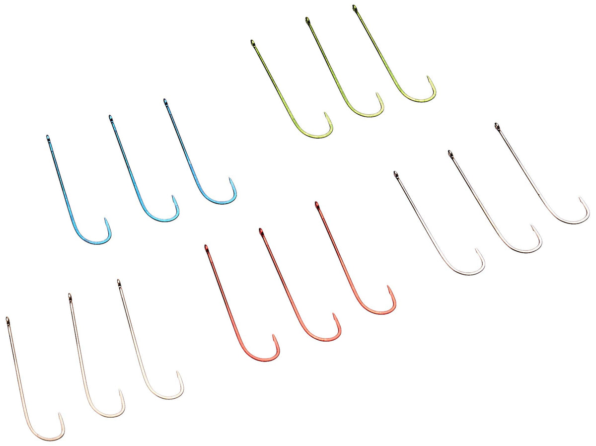 Gamakatsu 02606 crappie ass't 8 hooks in color assortment for panfish use
