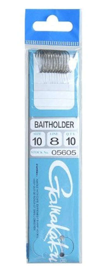 Gamakatsu 05604 bronze bait holder snelled hook for reliable bait presentation and hookups