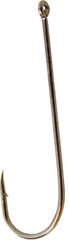 Gamakatsu 09108 Snelled Aberdeen Hook bronze, long-shank design for precise hook exposure.