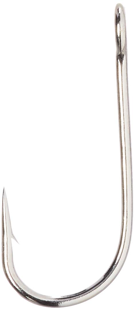 Gamakatsu 10012 Siwash hook with nickel finish enables strong, reliable catches.