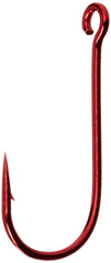 Gamakatsu 10314 Siwash loose hooks in red, designed for strong, reliable hookups.