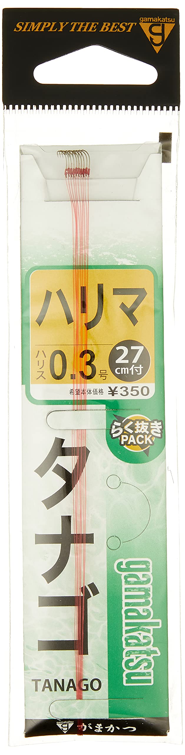 Gamakatsu 10pc Brown Willow Tanago Hook Size 0.3 - image 1