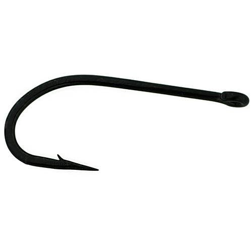 Gamakatsu 227405-15 SI45 bone fish hook point close-up shows sharpness and tempered steel quality.