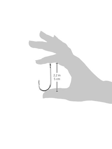 Gamakatsu 25-pack Open Eye Siwash Hook nickel 6-0 ideal for replacement setups