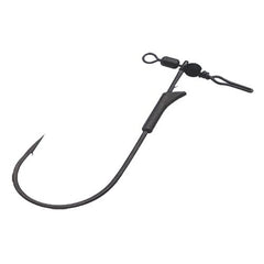 Gamakatsu 362212 G Finesse Swivel Shot Worm Hook – Size 2/0, NS Black