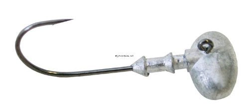 Gamakatsu 502412-3/8 football jighead 2/0 in black; sharp, durable, ideal for bottom jigging