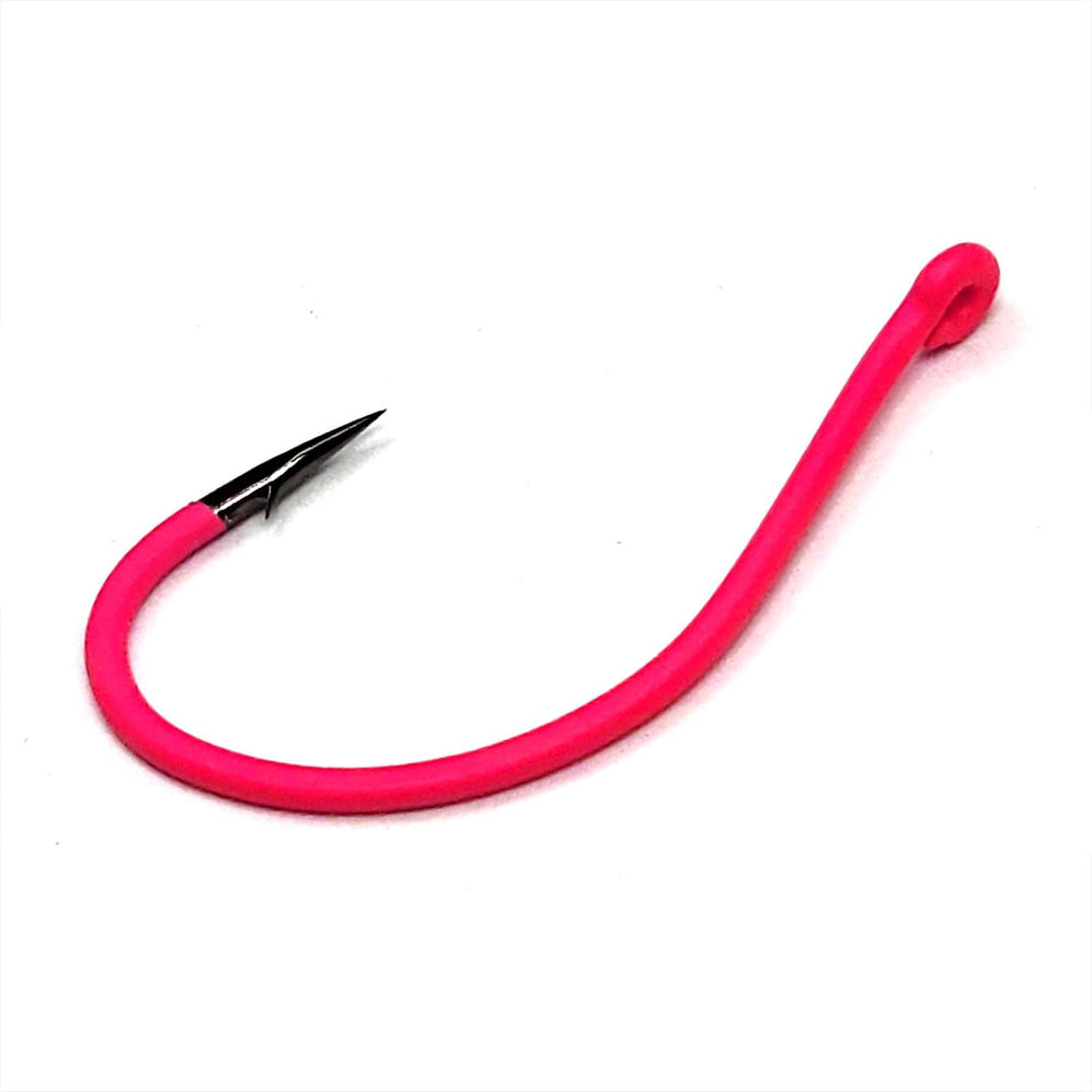 Gamakatsu 50609-P split shot pink front view supports finesse casting and hook exposure