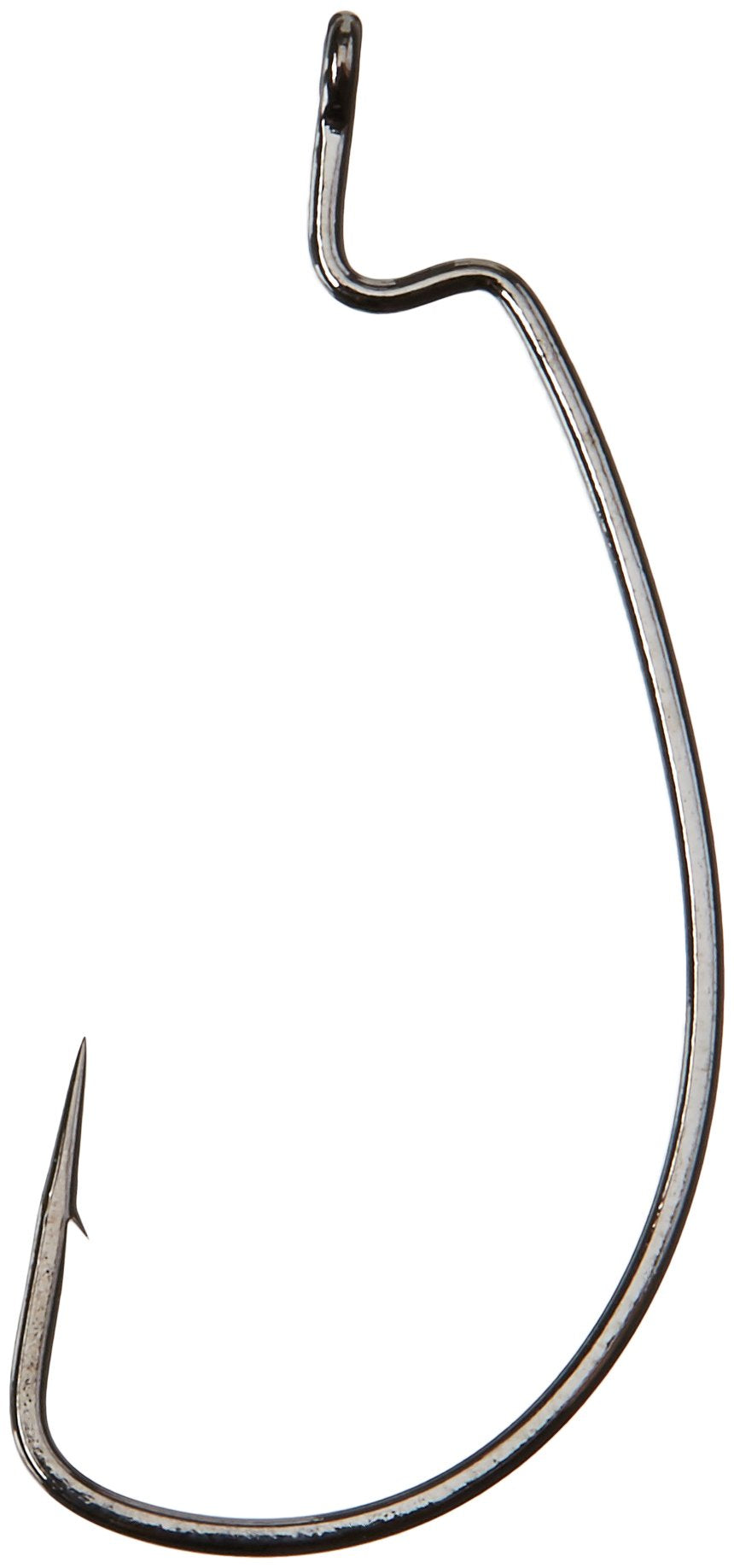 Gamakatsu 58410 worm hook with offset shank and wide gap for versatile soft plastic rigs.
