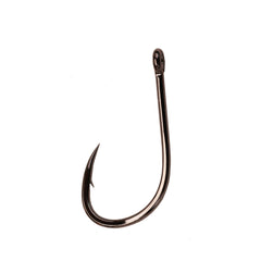 Gamakatsu 98416 octopus hooks in black, pack-shot showing durable finish for versatile fishing.