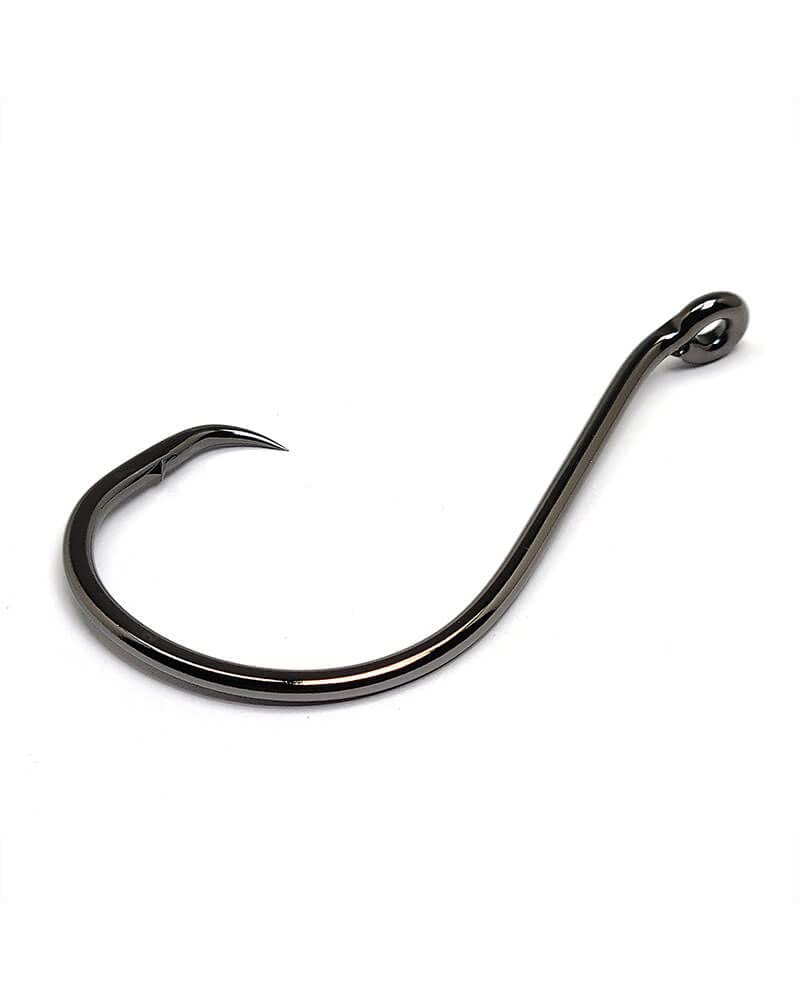 Gamakatsu Big Cat Circle forged steel body supports blues, Wels, and Mekong cats.
