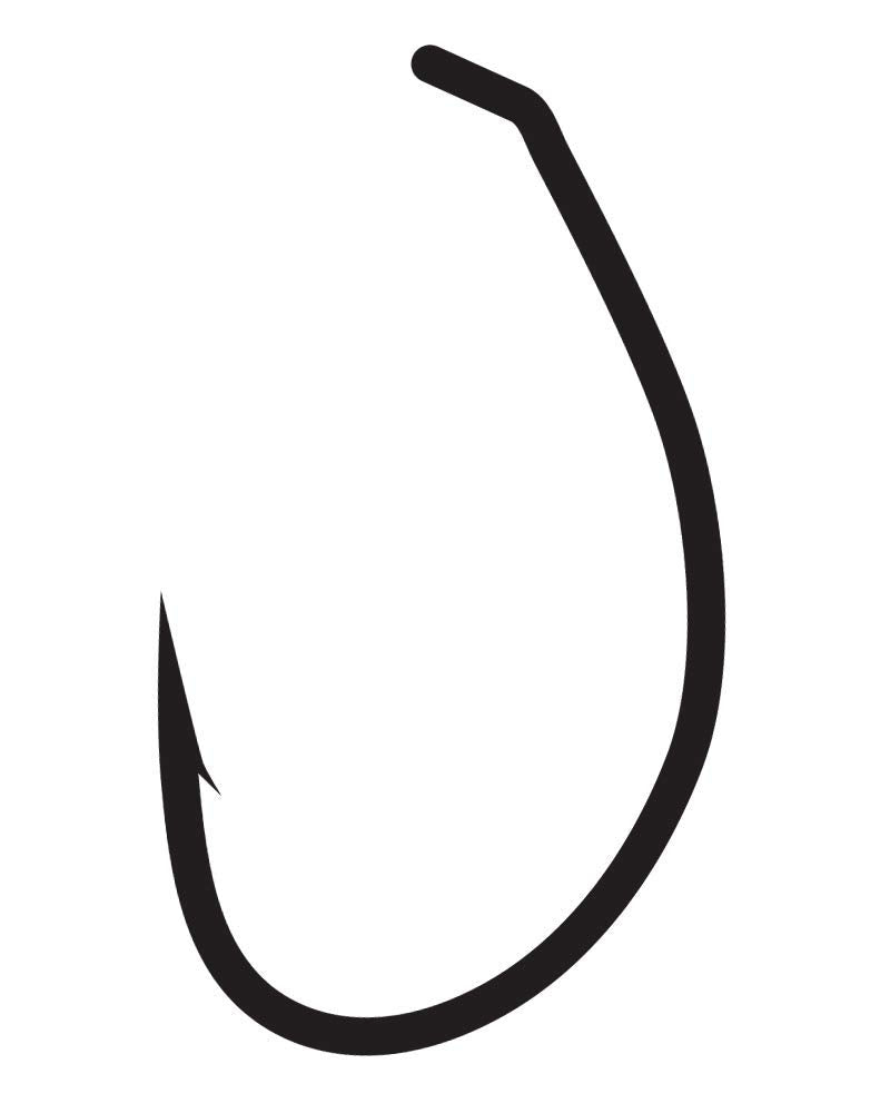 Gamakatsu C12 Scud bronze hook size 16, ideal for caddis pupae patterns.