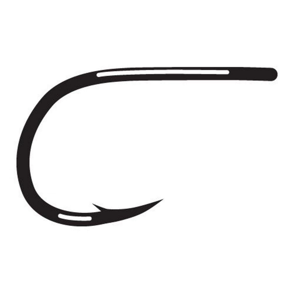 Gamakatsu C14S Glo Bug 2x Strong fly hook in black for reliable hooksets with finicky fish