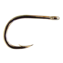 Gamakatsu C14S Glo Bug hook close-up shows glow finish for egg pattern fishing.