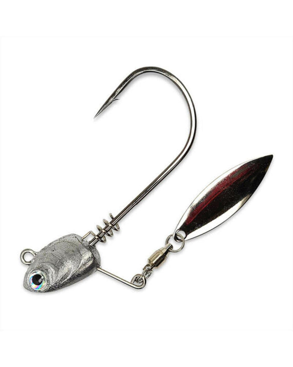 Gamakatsu Heavy Cover 60-degree Hook design in cover aids secure hookups.