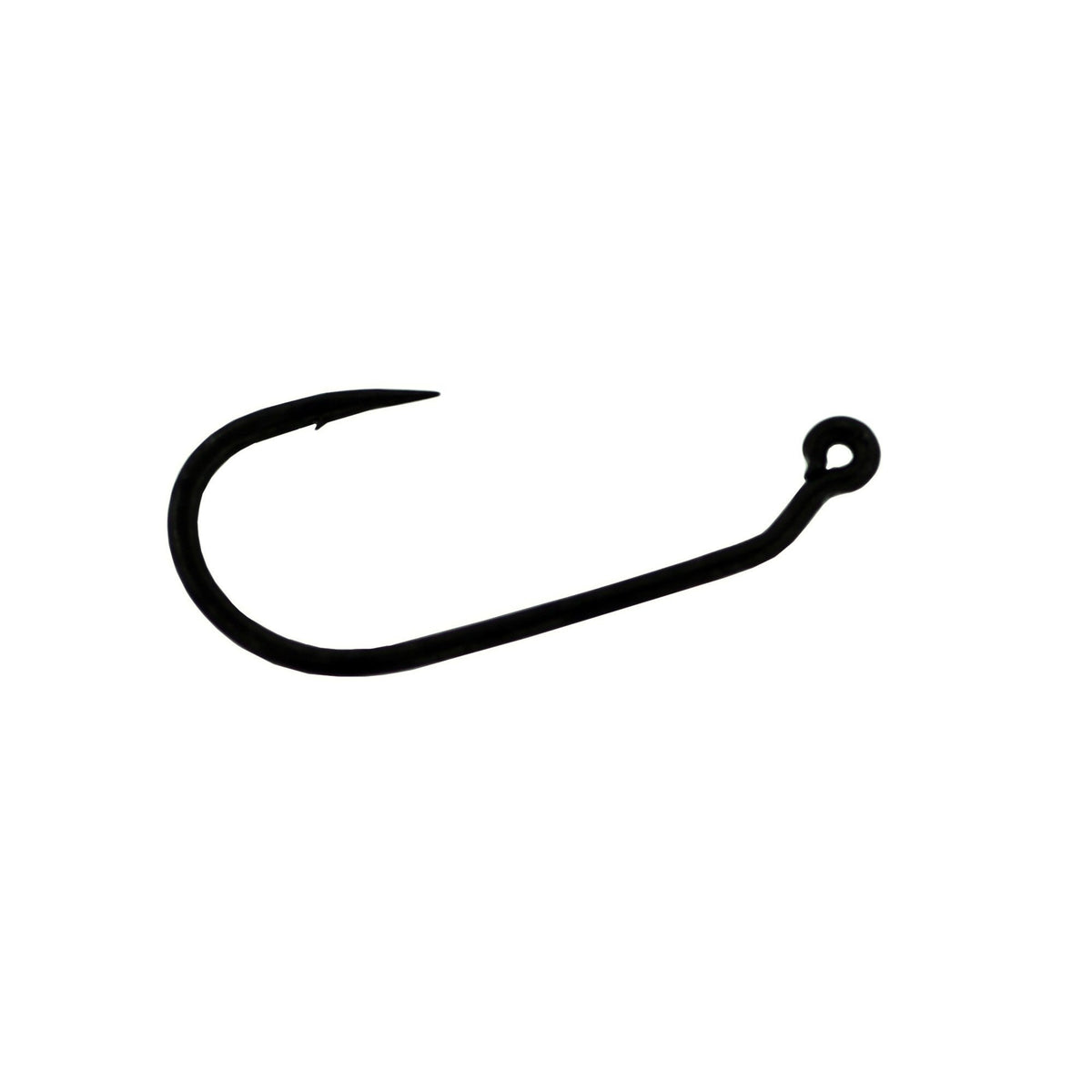 Gamakatsu J20 Jig Nymph Executive Hook in matte black for reliable penetration and corrosion resistance.