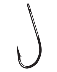 Gamakatsu L11S-3H hook in NS Black finish, size 2, ideal for salmon and steelhead trailer use
