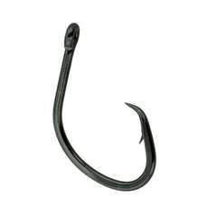 Gamakatsu Nautilus Circle Hook 3/0 close-up with durable black finish for strong hooksets